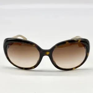 AUTHENTIC CHANEL QUILTED GOLD 5184 TORTOISE WOMENS SUNGLASSES WITH CASE CHANEL | Accessories | Authentic Chanel Quilted Gold 584  main image 2